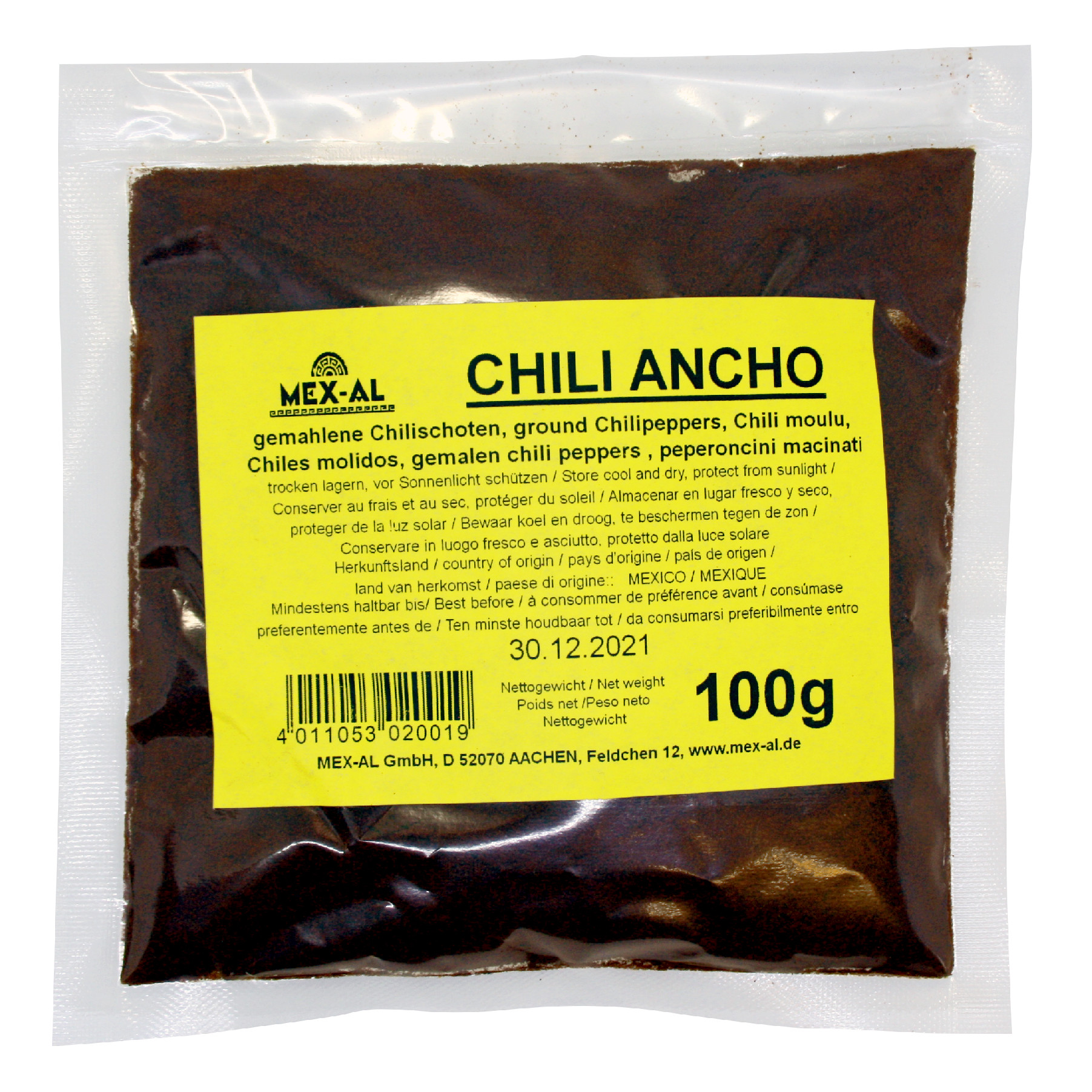 Mleté mexické chilli